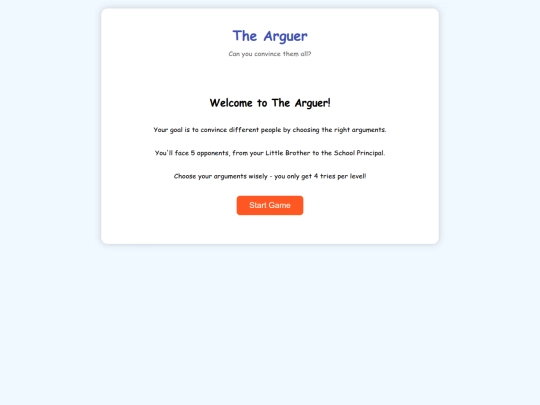 EngGames/arguer screenshot