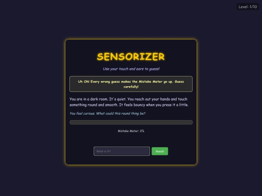 EngGames/sensorizerk screenshot