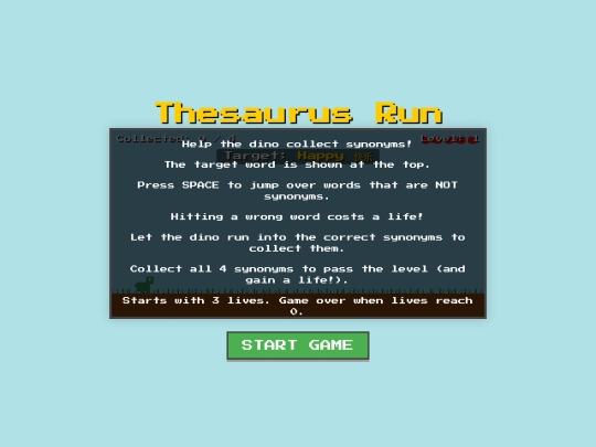 EngGames/thesaurustienbo screenshot