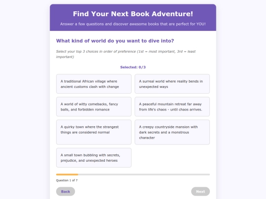 English Lit/2027bookselection screenshot