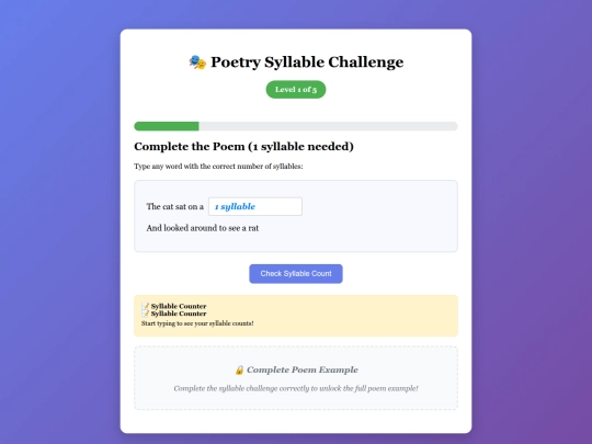 English Lit/poemrhyme screenshot