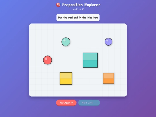 Sunny/prepositions1 screenshot