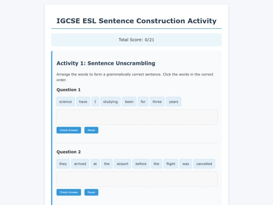 bernice/eslsentence1 screenshot