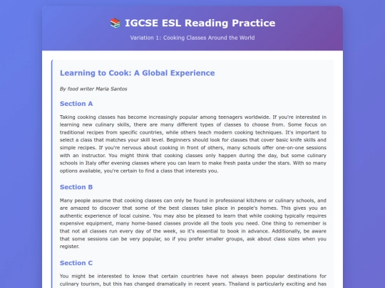 bernice/readingpract screenshot