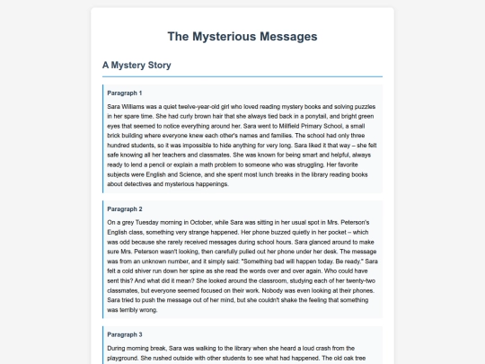 chloe/mystery1 screenshot