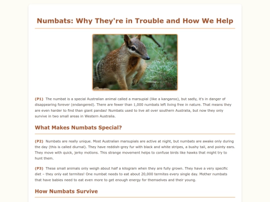 chloe/numbats screenshot