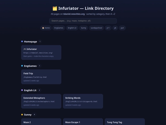 index screenshot