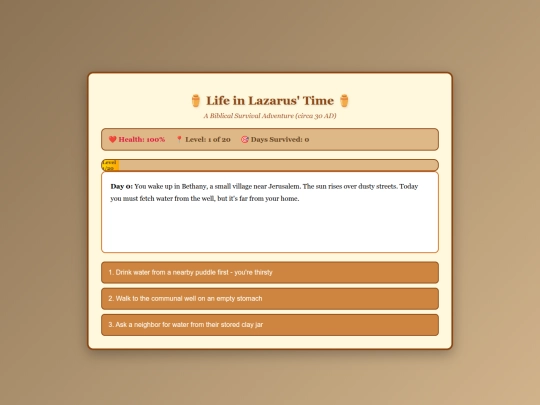 sundayschool/lazarussurvival screenshot
