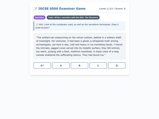 y11/examiner screenshot