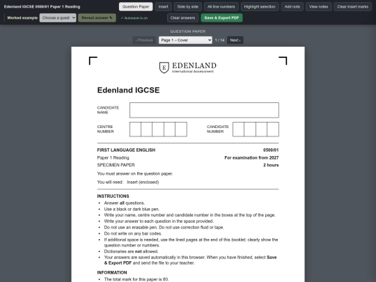 y11/examplarresponsep1 screenshot