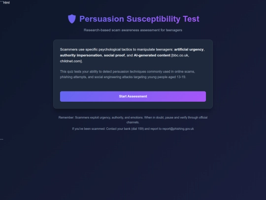 y11/scamtest screenshot
