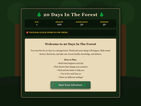 y6/survivalforest screenshot