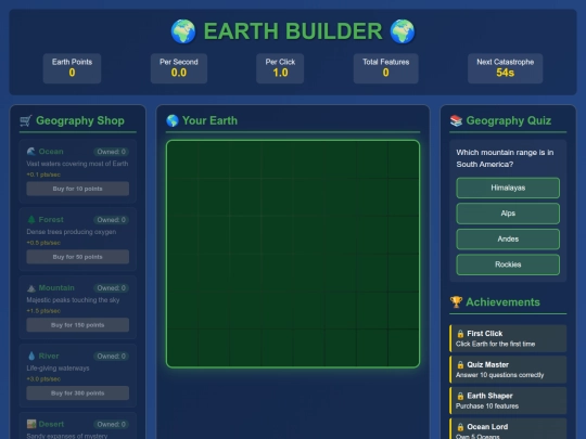 yuri/planetclicker screenshot