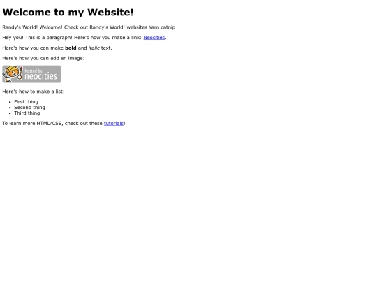 index screenshot