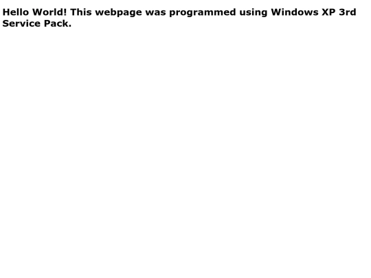 HWorld screenshot