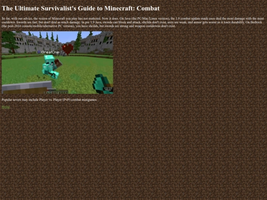 MinecraftGuide/combat screenshot