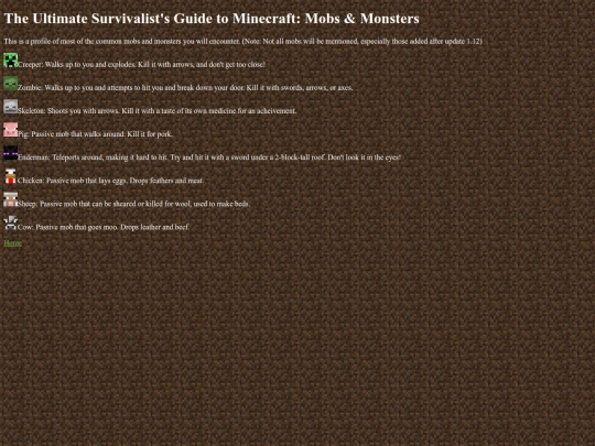 MinecraftGuide/commonmobs screenshot