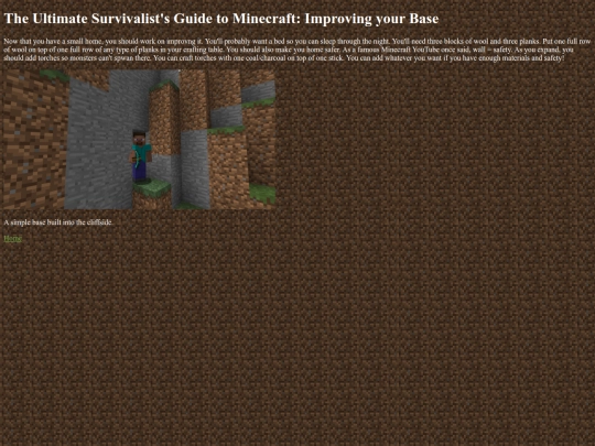 MinecraftGuide/improvingbase screenshot