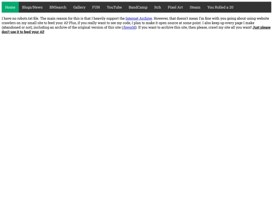 archivalpolicy screenshot