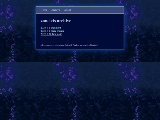 archive screenshot