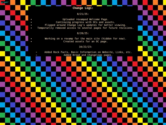 change-log screenshot