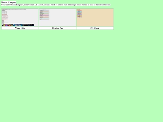 index screenshot