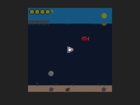 PICO8/creatober/fish screenshot