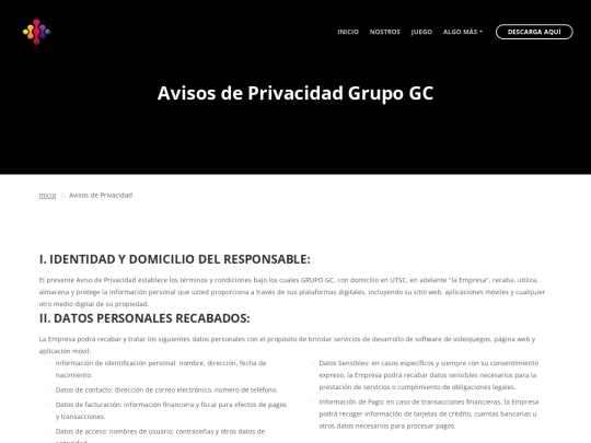 privacy-policy screenshot