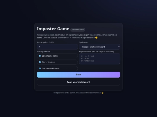 imposter-game screenshot