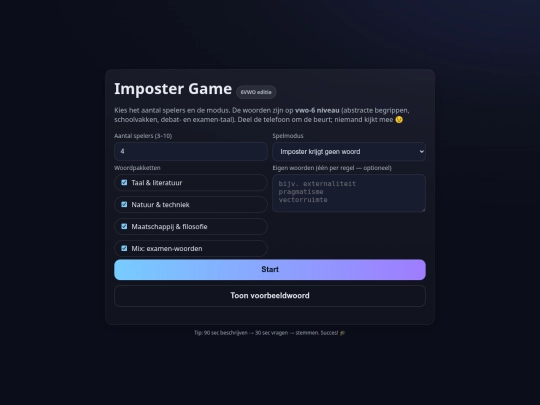 index screenshot