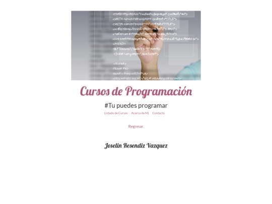 proyecto cursos screenshot