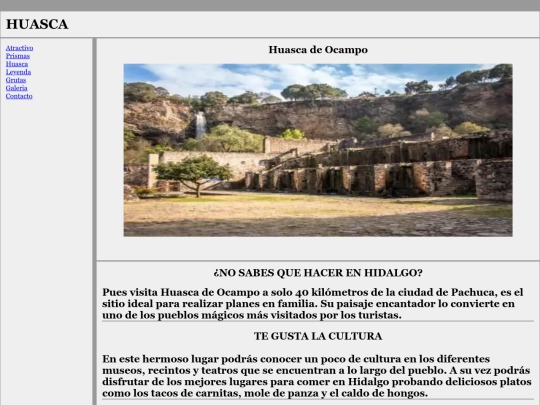 proyecto paisajes/Huasca screenshot