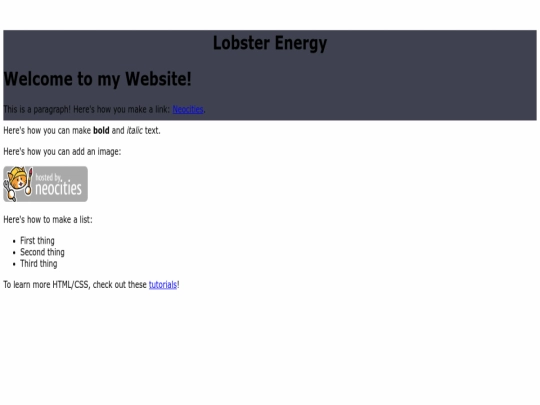 index screenshot