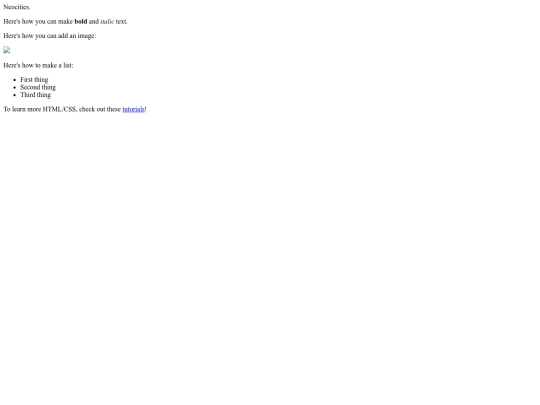 index screenshot