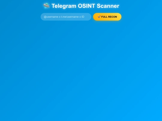 osint/telegram screenshot