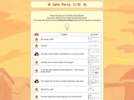 party-mode/neighborhood/cafe/one screenshot