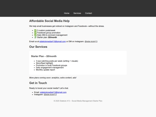 index screenshot