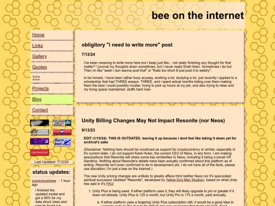 blog screenshot