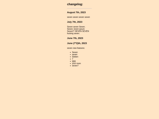 entries/changelog7 screenshot