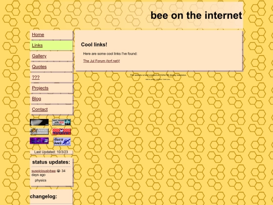 links screenshot