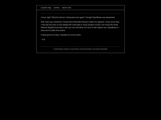 rsc/homes/coyote/blog/posts/2021-05-01-Back-once-again screenshot