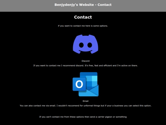 contact screenshot
