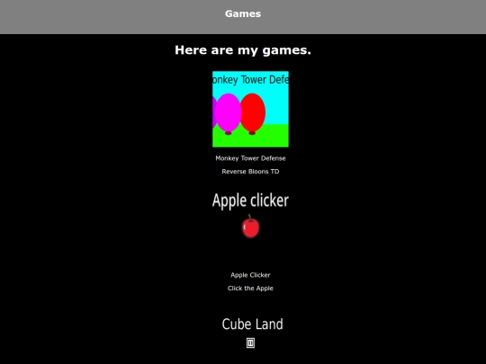 games screenshot