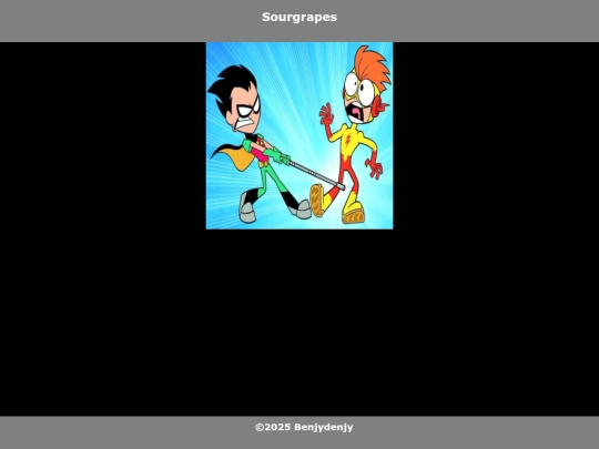 sourgrapes screenshot