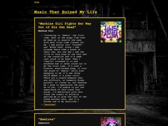 music screenshot