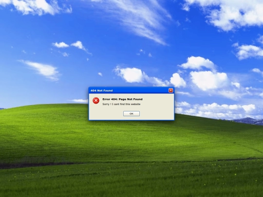 not_found screenshot