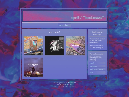discography screenshot