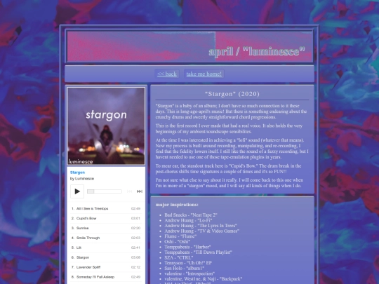 discography/stargon screenshot