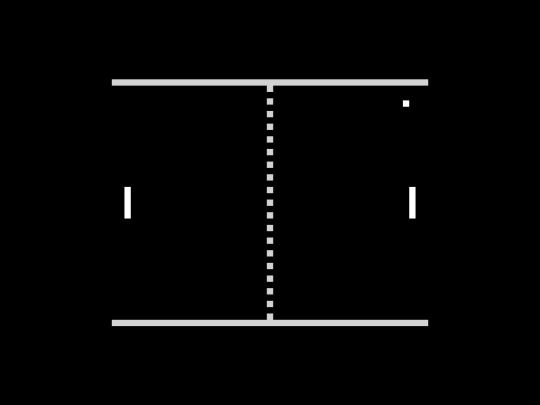 Projects/games/pong screenshot