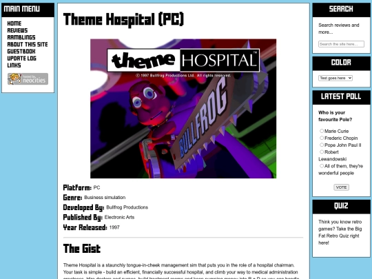 reviews/theme-hospital-pc screenshot